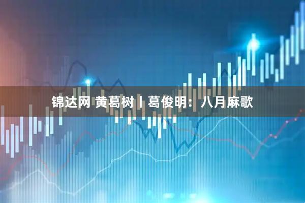 锦达网 黄葛树丨葛俊明：八月麻歌